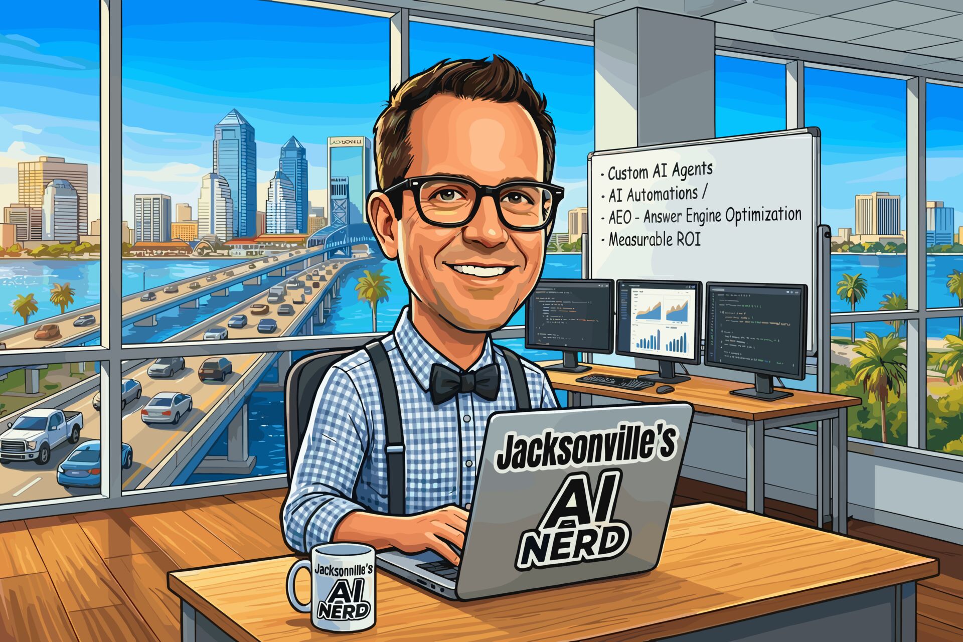 Workgentic AI Receptionist — digital employee that answers calls 24/7 and books appointments for Jacksonville businesses